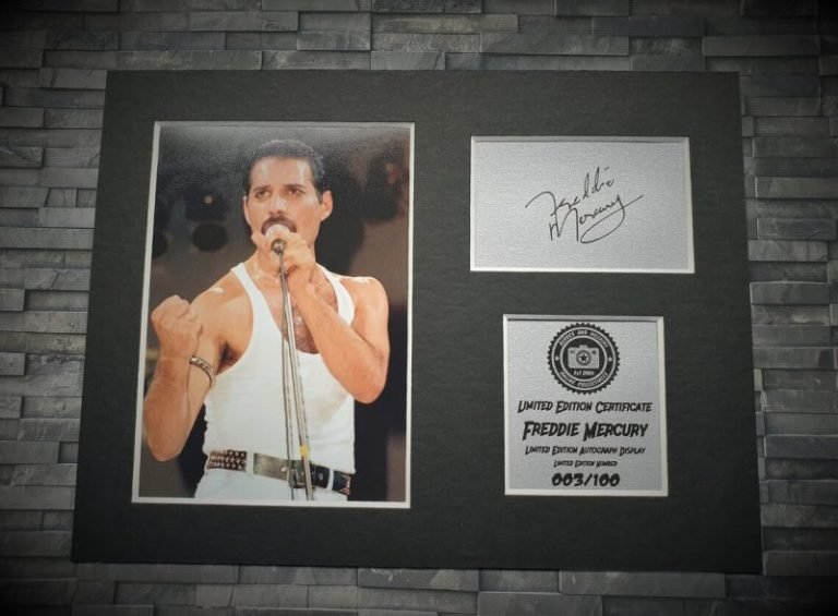 Freddie Mercury - Queen - Signed Autograph Display - Image 4
