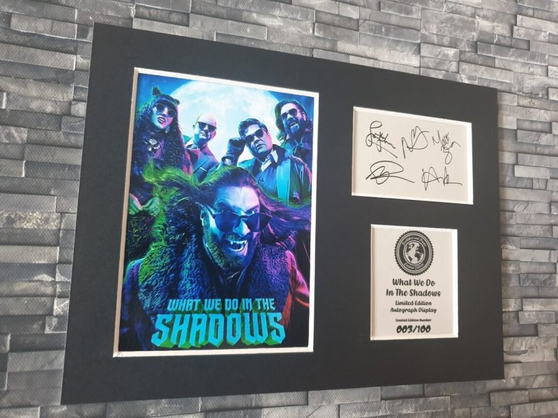 What We Do In The Shadows - Cast Signed Autograph Display