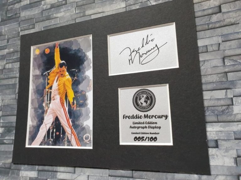 Freddie Mercury - Queen - Signed Autograph Display - Image 3