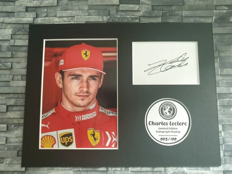 Charles Leclerc - Signed Autograph Display - Image 3