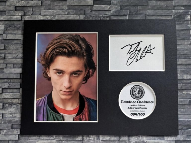 Timothee Chalamet - Signed Autograph Display - 8x6 - Image 3