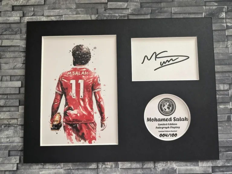 Mohamed Salah - Signed Autograph Display - Image 4