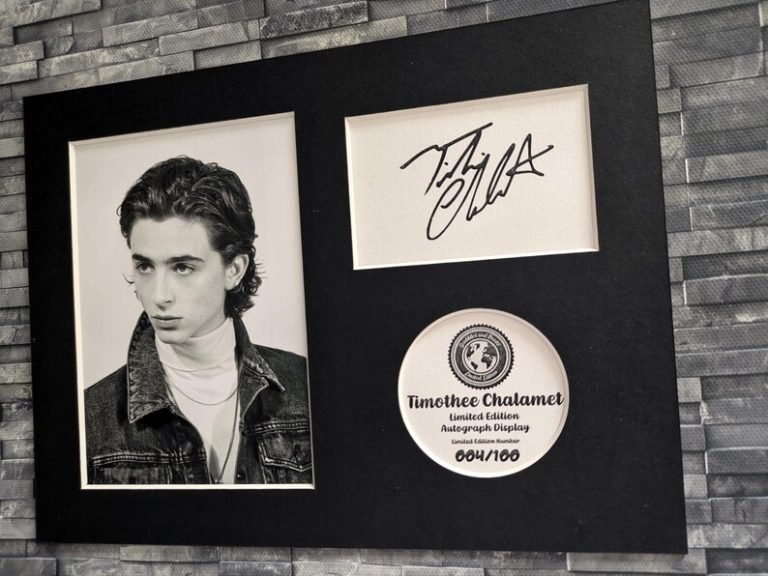 Timothee Chalamet - Signed Autograph Display - 8x6 - Image 5